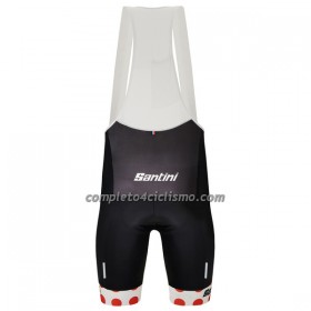 Pantaloncino con bretelle 2023 Tour de France Rosso Nero Bianco